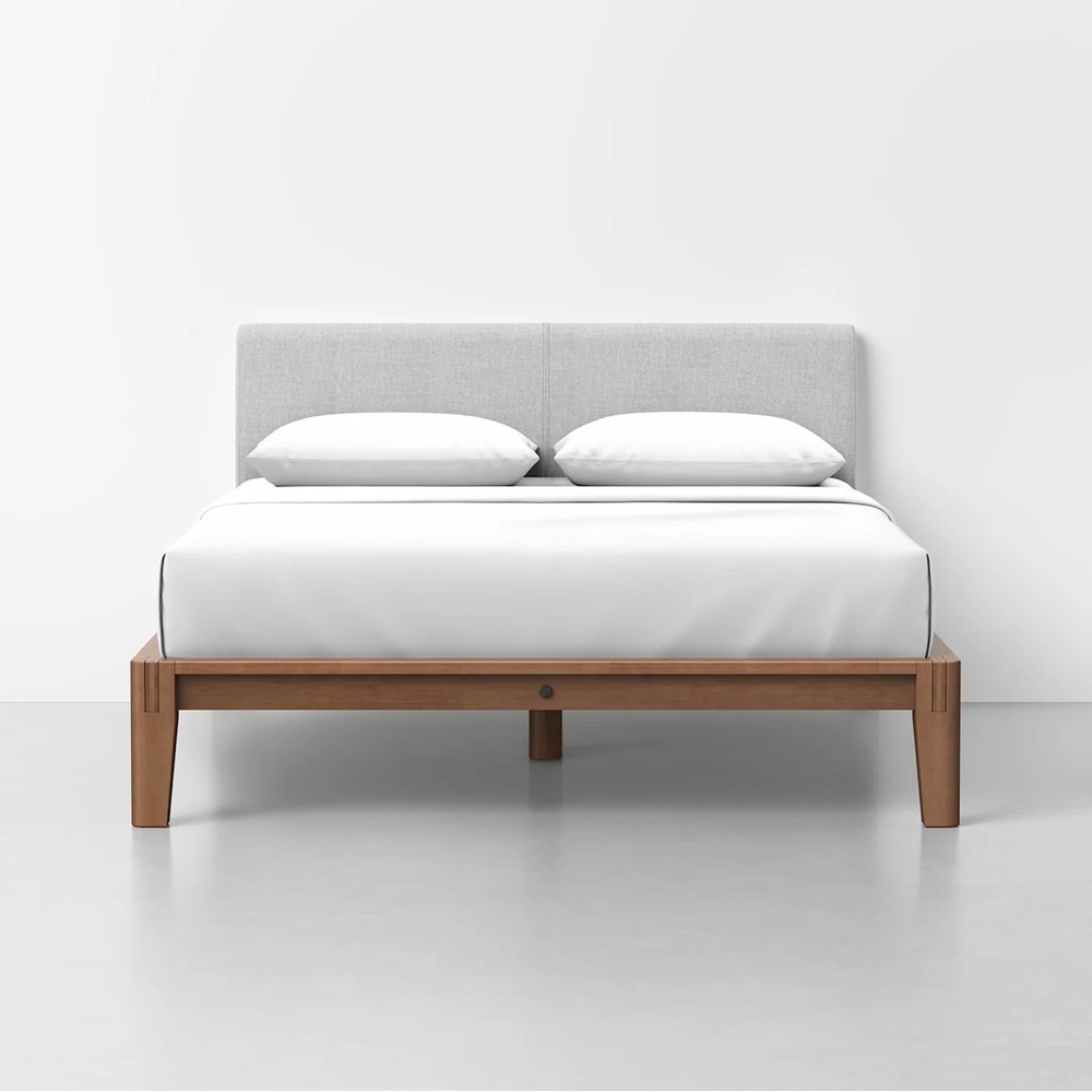 Thuma Classic Pillowboard Cover Performance Linen in Light Grey NWOT